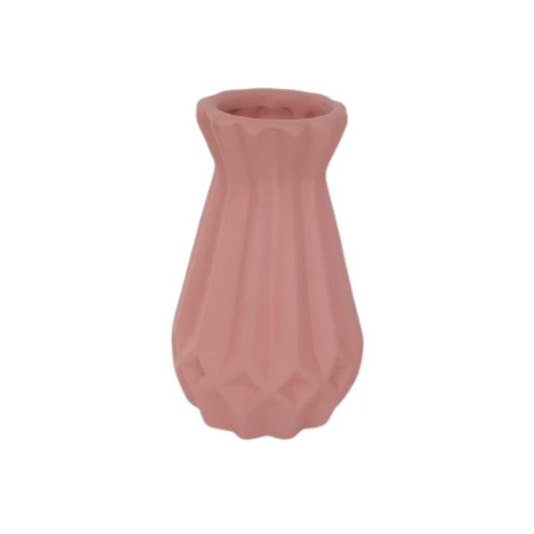 Vaso Rosa Chá Geométrico